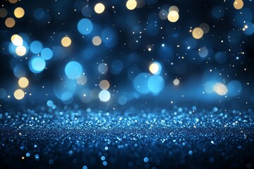 Poster - Stunning abstract fantasy backdrop with hologram effect, fairy sparkles and gold stars.