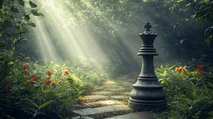 Aufkleber - In this mesmerizing composition, nature's magic and green witchcraft are captured