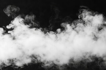 Poster - adding smoke and fog to a black background adds a hazy texture to text or space