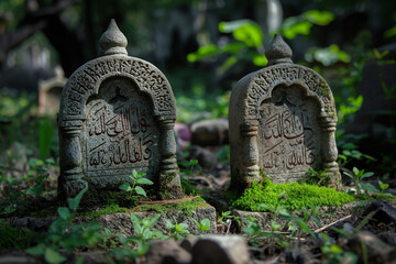 Poster - Muslim grave