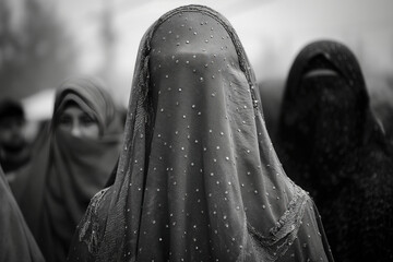 Muslim women burka