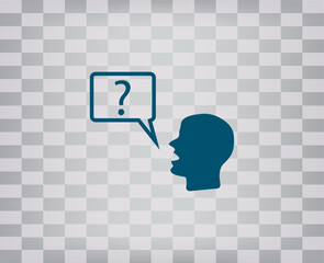Poster - Vector illustration on a gray background with a gradient