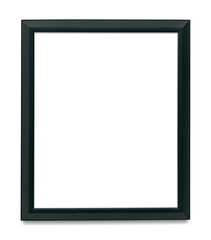 Canvas Print - Black picture frame transparent png