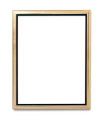 Sticker - Wooden picture frame mockup transparent png