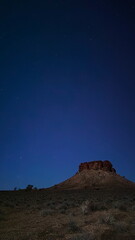 Canvas Print - Pillar Mountain in Australian Outback