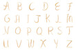 © Rawpixel.com - Png calligraphy capital alphabet set typography font