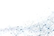 © FEEZAN ALI - Abstract technology background with network connection dots and lines on white, vector illustration, web banner design template for digital business concept, stock photo, copy space at the center of t