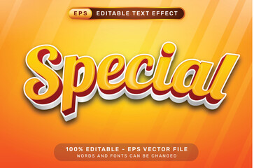 Poster - special 3d text effect and editable text effect	