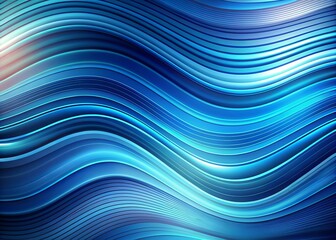 Poster - abstract, blue, wallpaper, light, design, wave, curve, illustration, pattern, art, texture, backdrop, graphic, backgrounds, fractal, color, line, gradient, digital, futuristic, water, shape, artistic