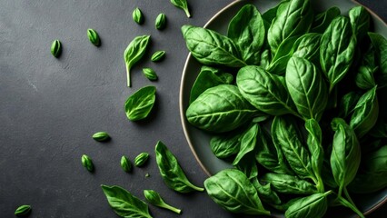 Sticker -  Fresh basil leaves ready to add flavor to your dish