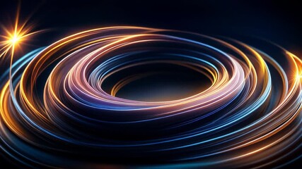 Wall Mural - Abstract background of luminous lines