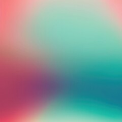 Poster - A soothing gradient background featuring soft hues of pink, turquoise, and teal, perfect for creative projects and digital designs.