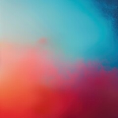 Poster - A vibrant abstract background featuring blends of blue, orange, and red, perfect for creative projects and artistic designs.
