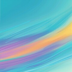 Poster - A vibrant abstract background featuring flowing colors of blue, purple, and orange, perfect for creative projects and designs.