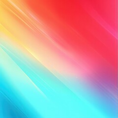 Poster - A vibrant abstract background featuring smooth gradients of red, orange, and blue, perfect for creative design projects.