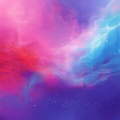 Poster - A vibrant abstract background showcasing swirling colors of pink, blue, and purple, evoking a sense of calm and creativity.