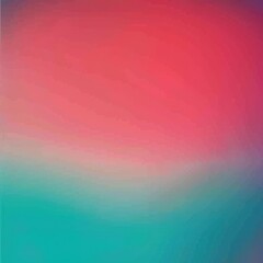 Poster - A vibrant abstract gradient blending shades of red and teal, creating a soothing and artistic background for various projects.