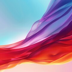 Poster - A vibrant abstract wave design with flowing colors that creates a sense of motion and energy, perfect for modern backgrounds.