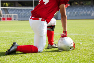 Wall Mural - American football game