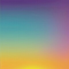 Poster - A vibrant gradient background transitioning from blue to purple to orange, perfect for design projects or digital art.