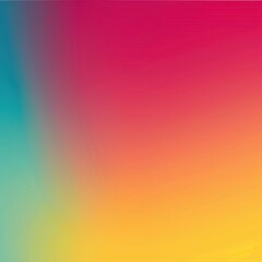 Poster - A vibrant gradient blend of pink, yellow, and turquoise colors, perfect for backgrounds or creative designs.