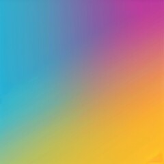 Poster - A vibrant gradient blending blue, pink, and yellow hues, perfect for backgrounds, digital art, or creative projects.