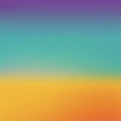 Poster - A vibrant gradient featuring soothing colors of blue, orange, and purple, perfect for backgrounds or design projects.