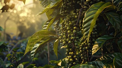 Black pepper plant in Sri Lanka