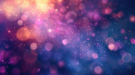 Poster - Night light bokeh background
