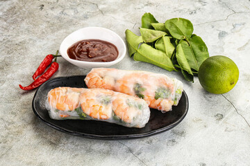 Sticker - Vietnamese spring roll with prawn