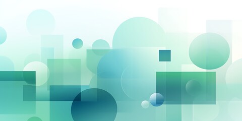 Poster - A background for an online platform, featuring geometric shapes.This banner has text space at the bottom that could be used as a header.