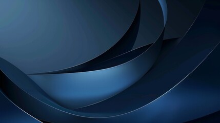 Stylish Blue background with smooth curves for design, featuring white space in the center for text. Ideal for modern banners and geometric wallpapers.