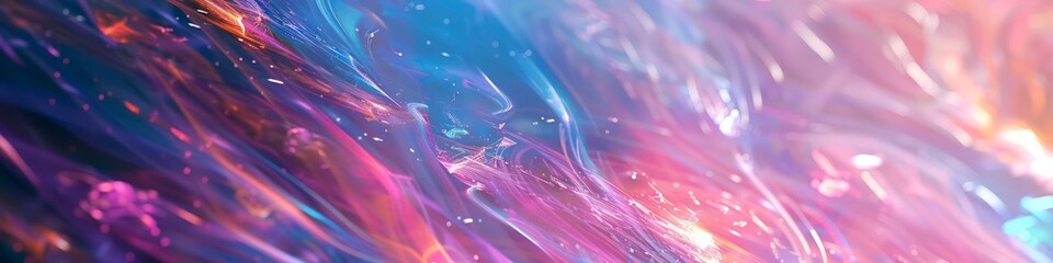 Wall Mural - colorful abstract fluid background banner