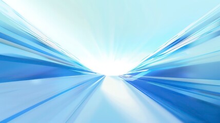 Canvas Print - high speed road background with blurred motion, technology theme with bright color tone creates futuristic feeling