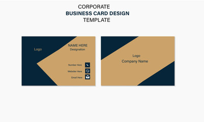 Wall Mural - Modern Business Card - Creative and Clean Business Card Template.