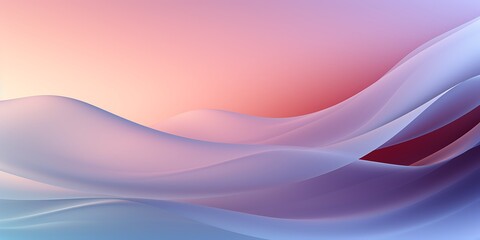 Poster - Abstract background with wavy lines on a dark gradient, vector illustration, flat design, minimalism, simple shapes, no shadows, vector art.