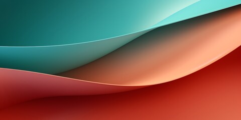 Poster - Abstract background with wavy lines on a dark gradient, vector illustration, flat design, minimalism, simple shapes, no shadows, vector art.