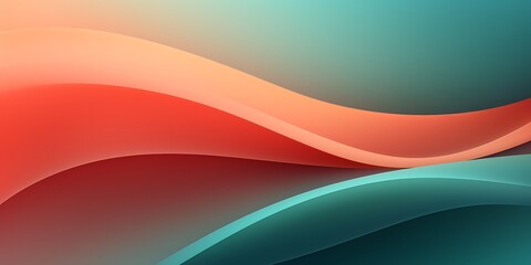 Wall Mural - Abstract background with wavy lines on a dark gradient, vector illustration, flat design, minimalism, simple shapes, no shadows, vector art.