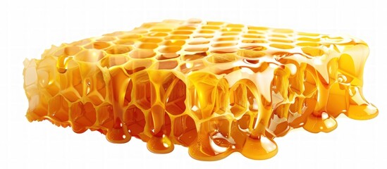 Wall Mural - Honeycomb Dripping Honey