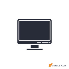 Poster - Monitor icon vector illustration. Monitor symbol isolated on white background