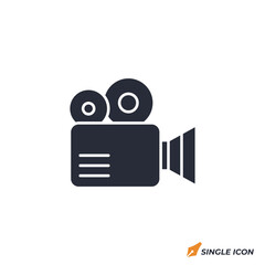 Leinwandbilder - Video Camera icon vector illustration. Video Camera symbol isolated on white background