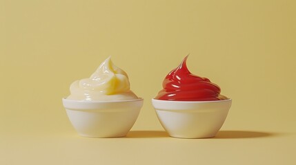 Sticker - mayonnaise and ketchup