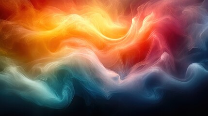 Poster - Abstract Colorful Smoke
