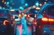 © Igor - City road car busy trafic bokeh lights in the night