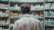 © Kelly - Pharmacist pharmacy background generative ai