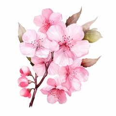 Poster - Delicate Pink Cherry Blossom Branch