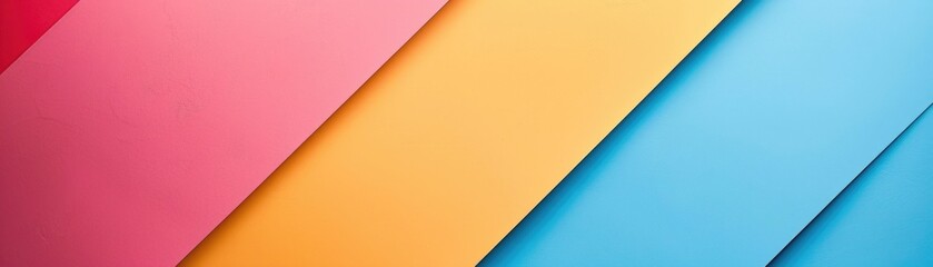 Sticker - A minimalist colorful pastel background