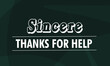 © Deenanath - Sincere Thanks for Help