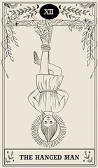 vintage vintage style deck of tarot cards. magical predictions of the future, mysterious characters.	
