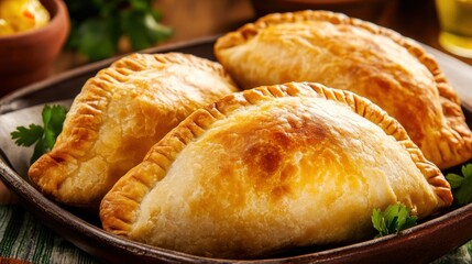 Empanadas: Pastry pockets filled with savory or sweet fillings.